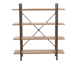 Medium Mango Open 4-Shelf Bookcase