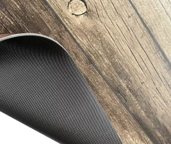 Brown Chevron Wood Print PVC Desk Mat, (34" X 47") -Biglots Sales 810586420 2