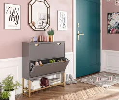 CosmoLiving Brielle Entryway Shoe Storage Cabinet -Biglots Sales 810589010 6