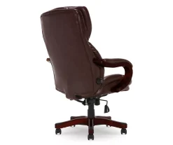 Serta Conway Big & Tall Bonded Leather Office Chair -Biglots Sales 810590315 5 1