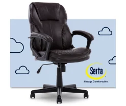 Mitchell Roasted Chestnut Vegan Leather Office Chair -Biglots Sales 810590318 1