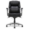 Anniston Black Bonded Leather Office Chair