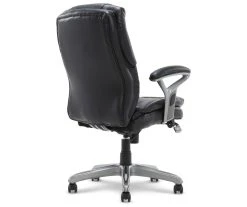 Anniston Black Bonded Leather Office Chair -Biglots Sales 810590373 5