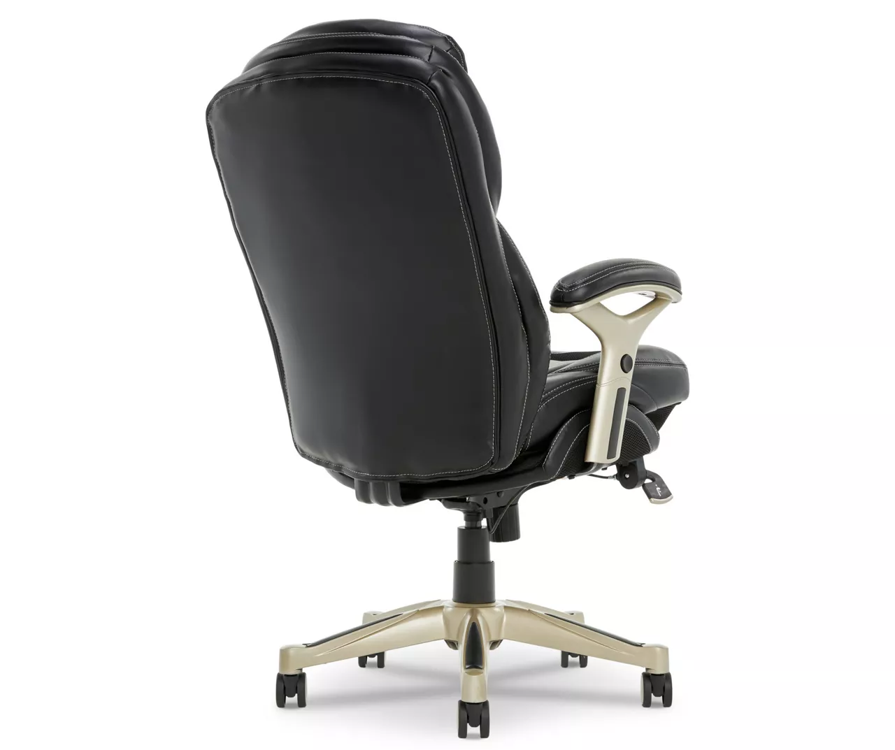Claremont Black Bonded Leather Office Chair 3 Claremont Black Bonded Leather Office Chair - Image 3