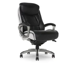 Serta Lautner Executive Bonded Leather Office Chair -Biglots Sales 810590376 4 1