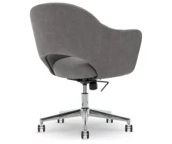 Valetta Gray Microfiber Office Chair 10 Valetta Gray Microfiber Office Chair -Biglots Sales 810590379 5