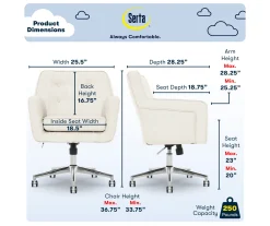 Serta Ashland Fabric Office Chair -Biglots Sales 810590380 6