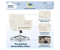 Serta Ashland Fabric Office Chair -Biglots Sales 810590380 7