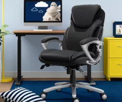 Serta Bryce Bonded Leather Office Chair -Biglots Sales 810590389 2