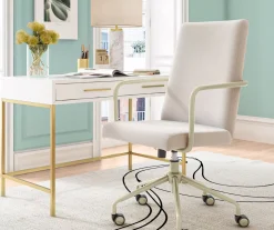 Giselle Velvet Office Chair -Biglots Sales 810590390 2