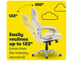 Serta Bryce Bonded Leather Office Chair -Biglots Sales 810590391 8