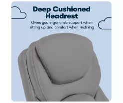 Claremont Gray Bonded Leather Office Chair 21 Claremont Gray Bonded Leather Office Chair -Biglots Sales 810590392 10