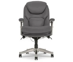 Claremont Gray Bonded Leather Office Chair