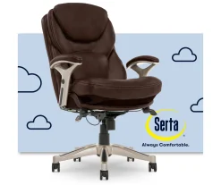 Claremont Chestnut Brown Bonded Leather Office Chair 25 Claremont Chestnut Brown Bonded Leather Office Chair -Biglots Sales 810590393 1