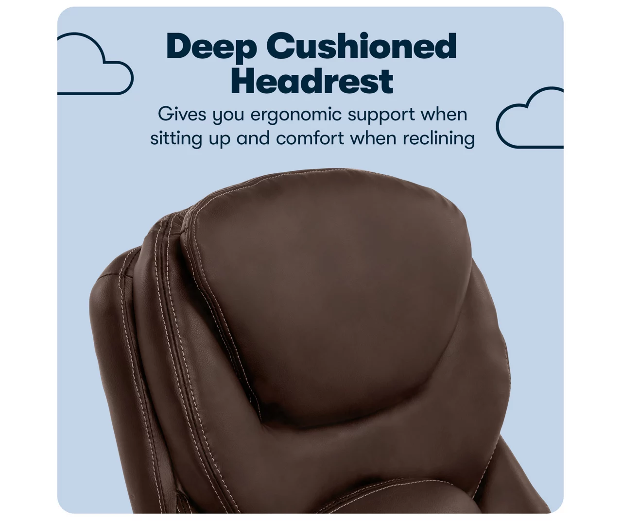 Claremont Chestnut Brown Bonded Leather Office Chair 9 Claremont Chestnut Brown Bonded Leather Office Chair - Image 9