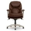 Claremont Chestnut Brown Bonded Leather Office Chair