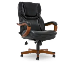 Serta Conway Big & Tall Bonded Leather Office Chair -Biglots Sales 810590408 4 1