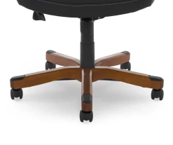 Conway Black Big & Tall Bonded Leather Office Chair -Biglots Sales 810590408 6