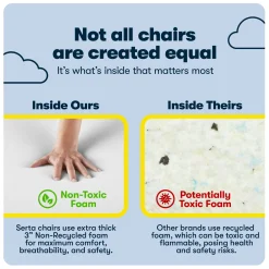 Serta Conway Big & Tall Bonded Leather Office Chair -Biglots Sales 810590408 81 1