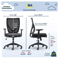 Production Black Mesh Office Chair -Biglots Sales 810590412 61