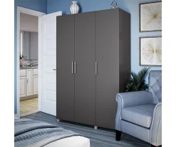 Systembuild Colwyn 3-Door Storage Wardrobe -Biglots Sales 810591235 2