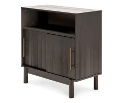 Brymont Dark Gray Sliding Door Accent Cabinet -Biglots Sales 810591843 1
