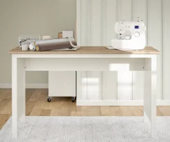 Evolution Vantage White & Weathered Oak Workbench -Biglots Sales 810597743 5