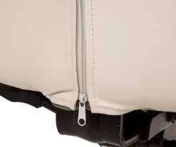 Cream Mid-Century Modern Faux Leather Executive Office Chair -Biglots Sales 810598938 A0 7