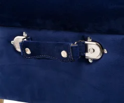 Glitzhome Velvet Suitcase Storage Stool -Biglots Sales 810598944 A0 6