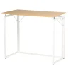 Blonde Wood & White Folding Desk