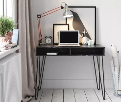 Novogratz Athena Faux Marble 2-Cubby Computer Desk 17 Novogratz Athena Faux Marble 2-Cubby Computer Desk -Biglots Sales 810618404 3